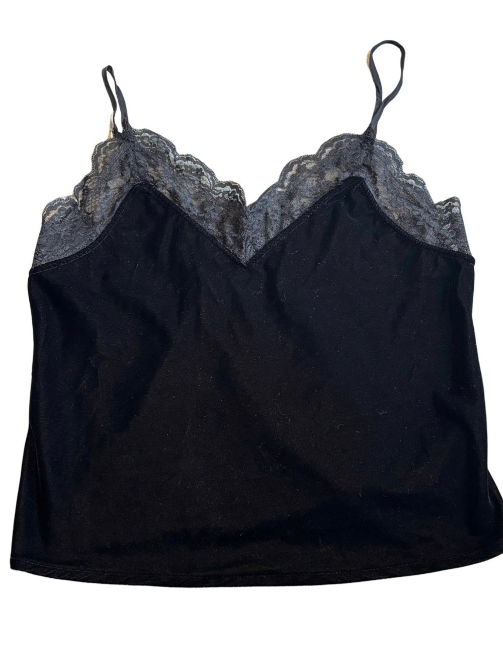 GAP Black Lace-Trim Camisole